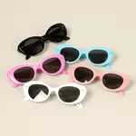 Fashion City Kid's Bold Retro Oval Frame Sunglasses | Various Colors