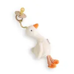 Itzy Ritzy Bitzy Pal Natural Rubber Pacifier & Plush | Goose