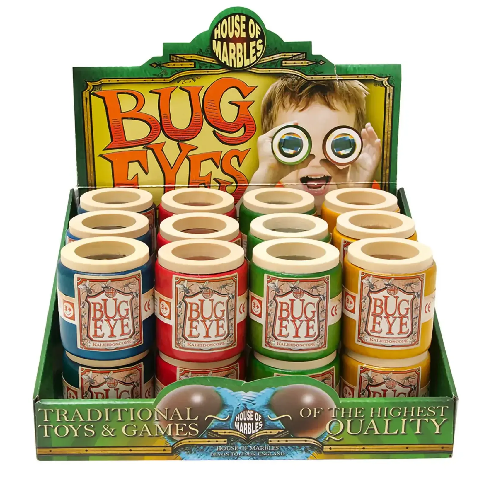 House of Marbles Bug Eye Wooden Kaleidoscope