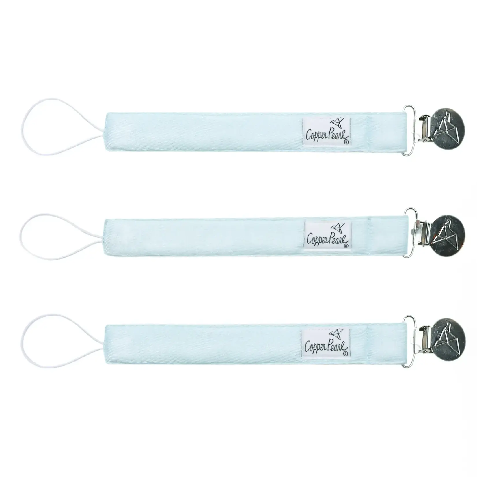 Copper Pearl Binky Clip Set - Air