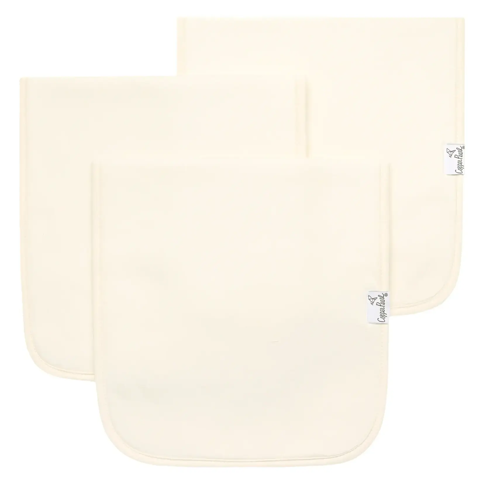 Copper Pearl Premium Burp Cloths - Cru