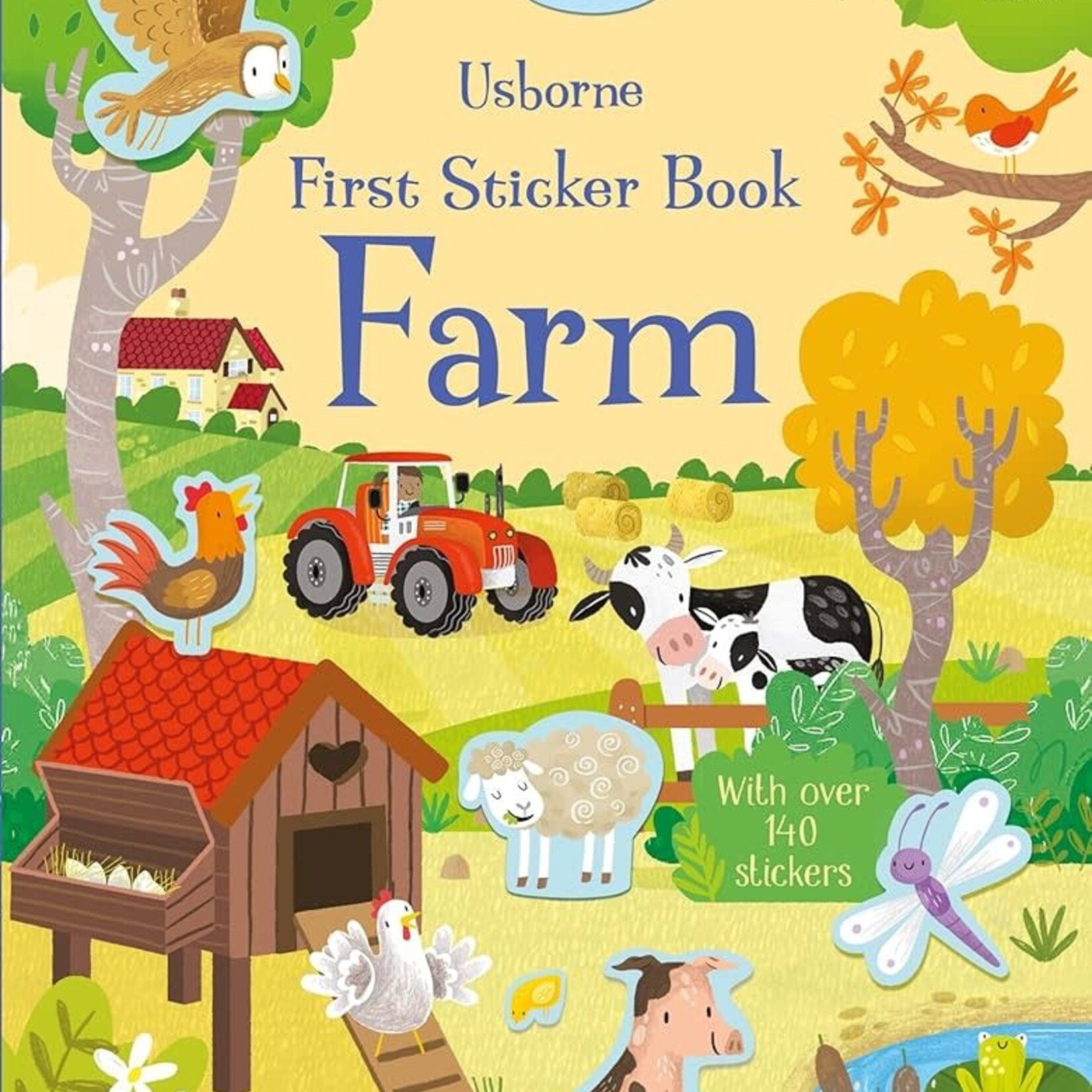 Usborne First Sticker Book Farm  8.5x10