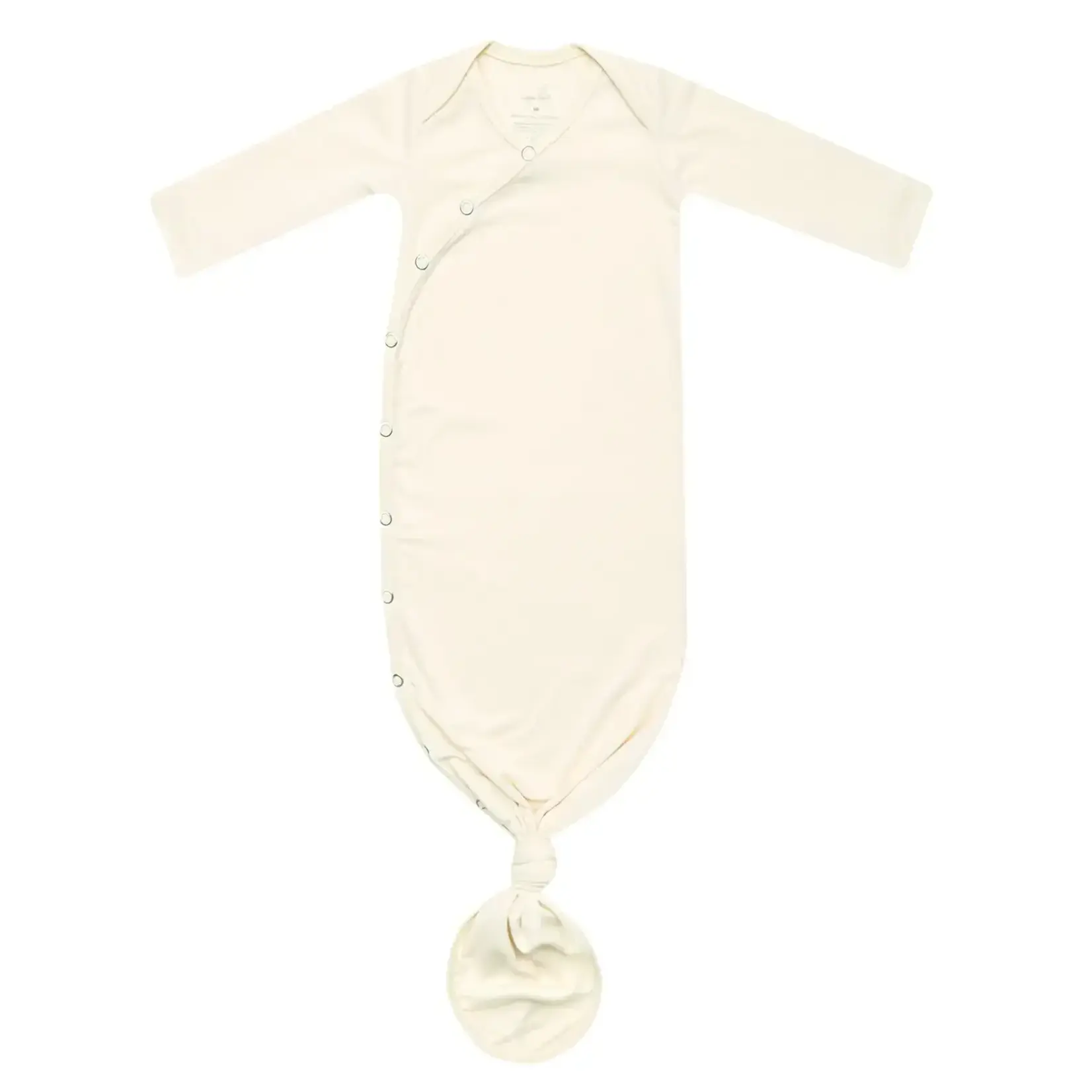 Copper Pearl Newborn Knotted Gown - Cru