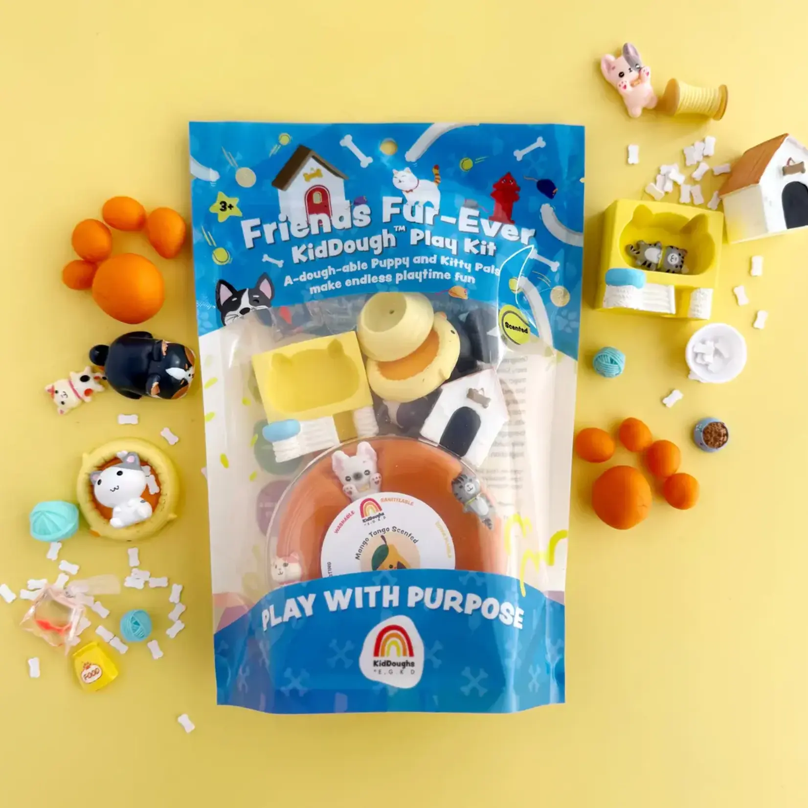 KidDough KidDough Play Kit - Friends Fur-ever
