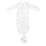 Copper Pearl Newborn Knotted Gown - Eloise