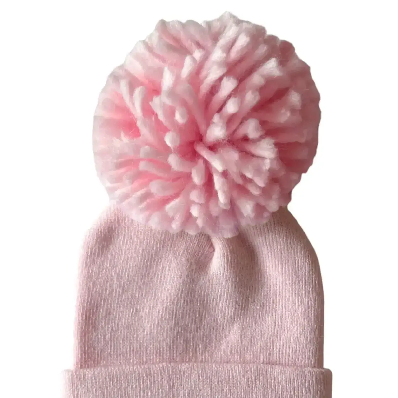 Baby's First Hat BFH | Petal Pink Pom