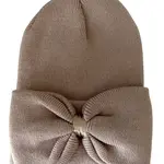 Baby's First Hat BFH | Tan Bow