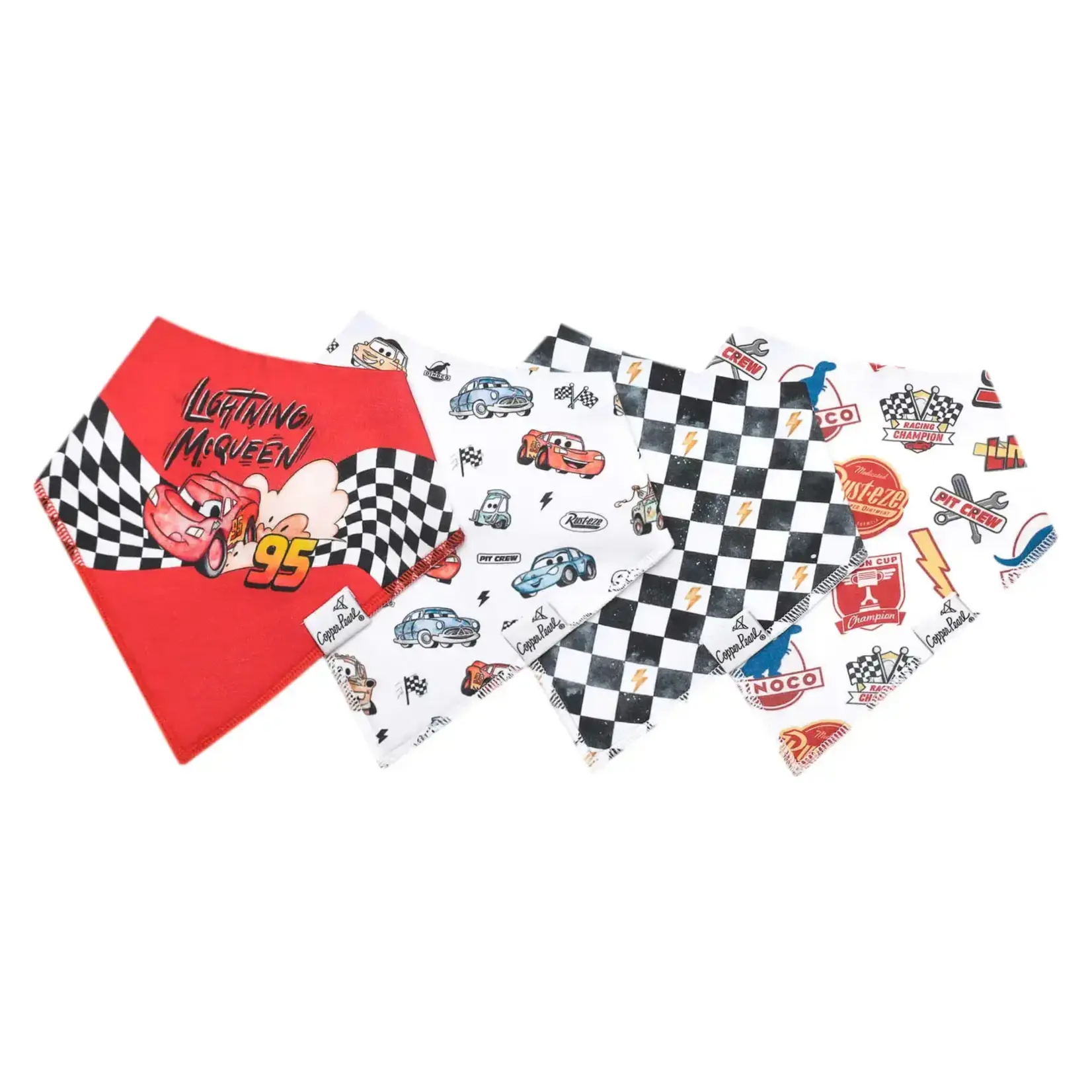 Copper Pearl Baby Bandana Bibs - Disney Pixar Cars - 4-pack