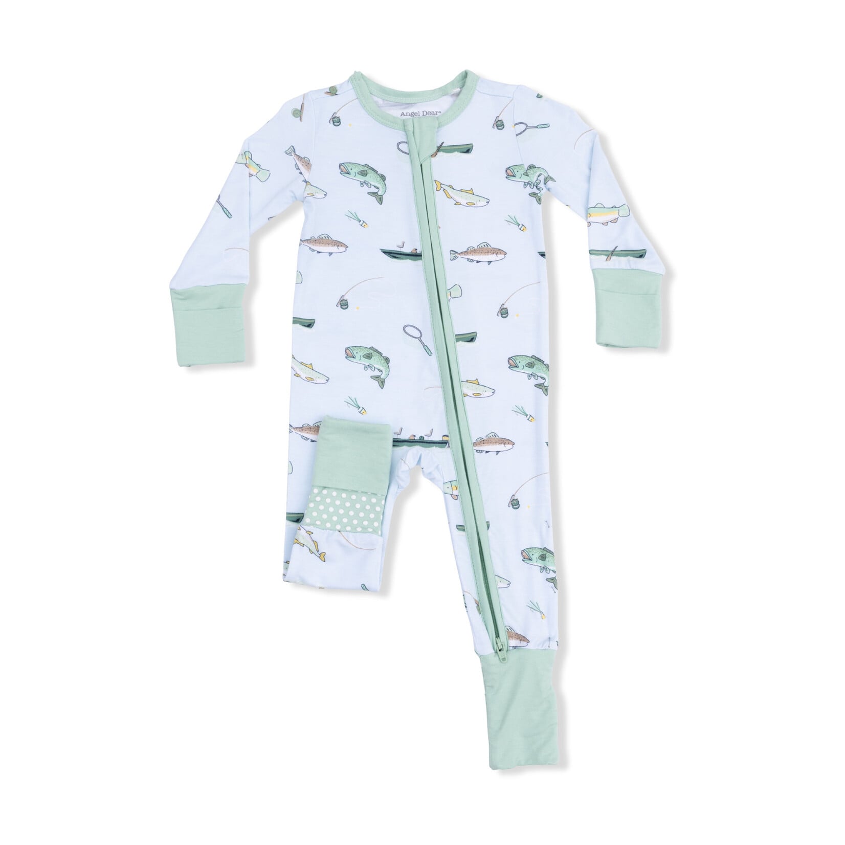 Angel Dear Convertible Footie Romper | Fishing