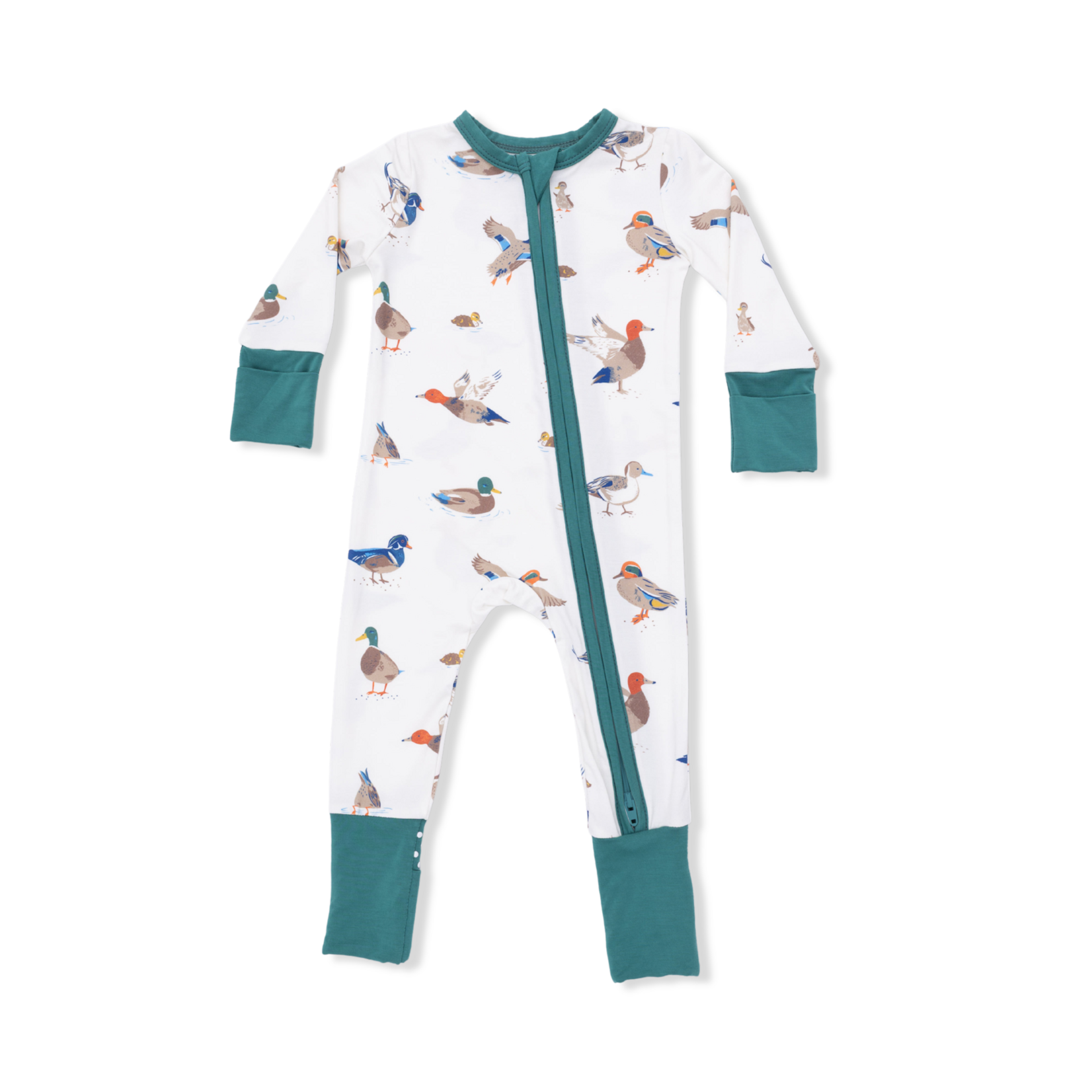 Angel Dear Convertible Footie Romper | Ducks
