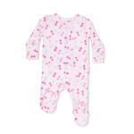 Angel Dear 2 Way Zip Ruffle Footie | Sweet Bow Cherries