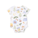 Angel Dear Bodysuit | Camping Blue