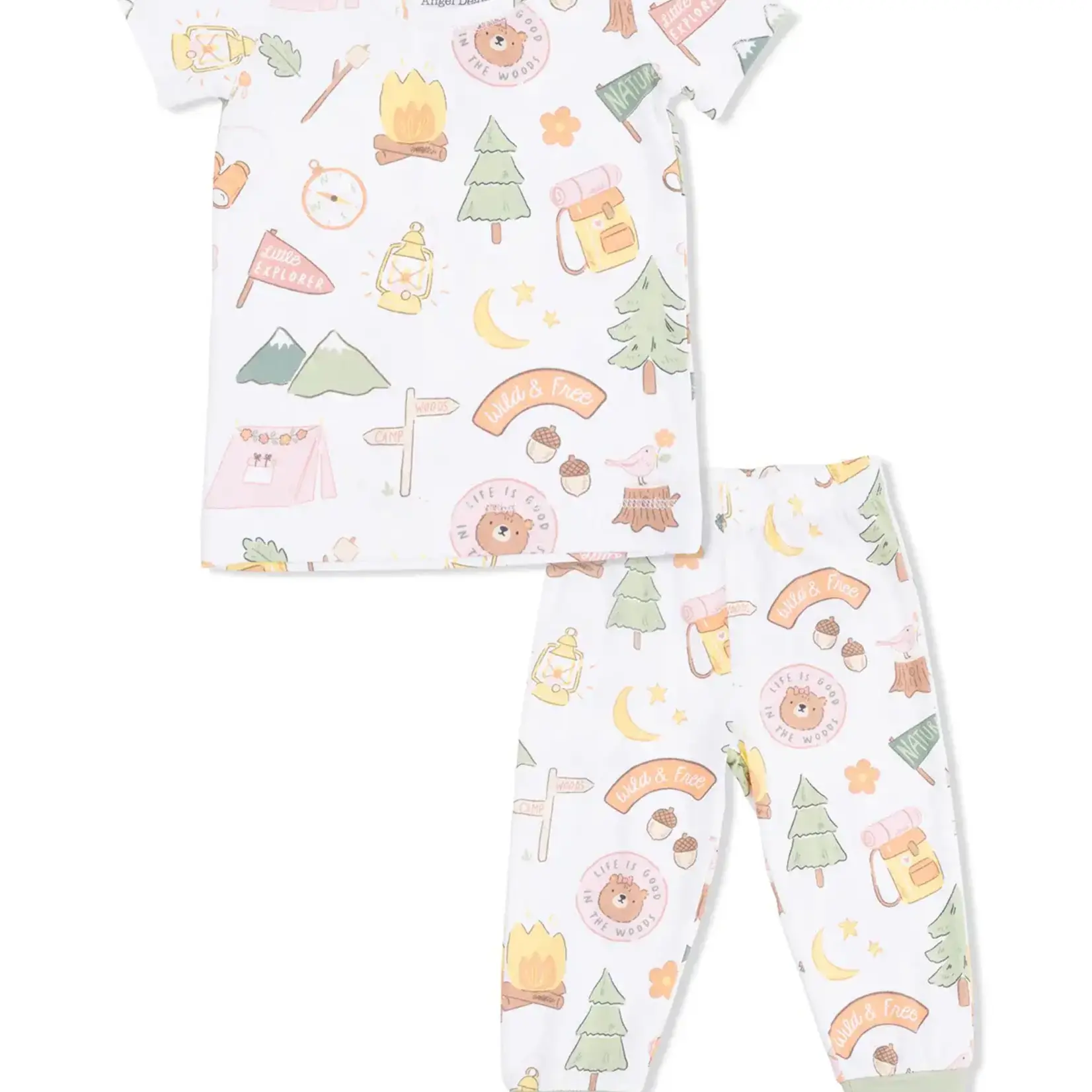 Angel Dear Loungewear Set | Camping Pink