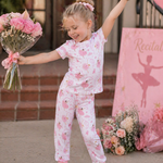 Angel Dear S/S Loungewear Set | Ribbon Ballerinas