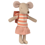 Maileg Tricycle Mouse, Big Sister | Coral