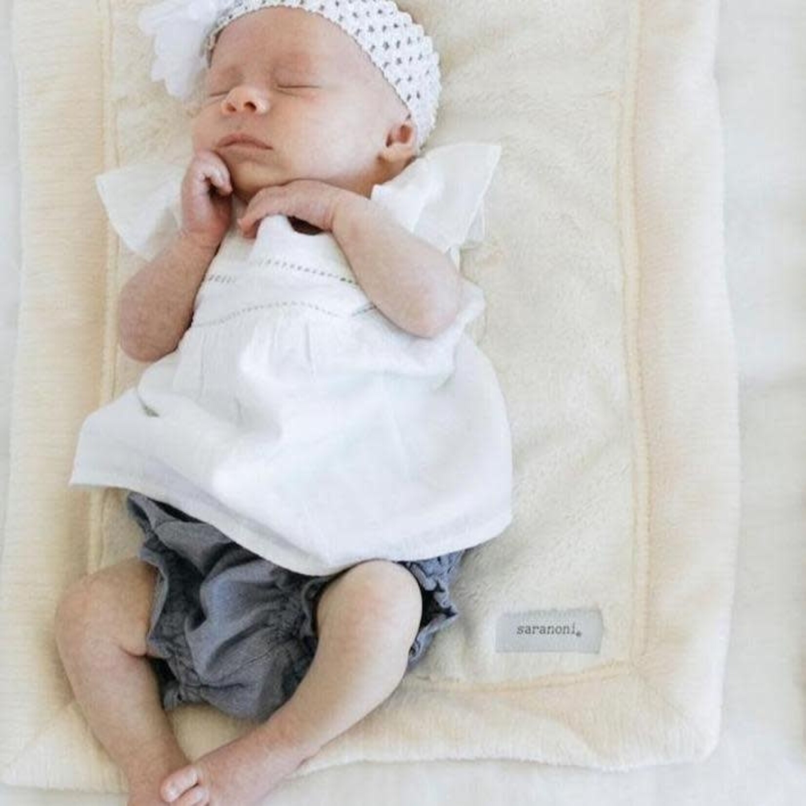 Saranoni Mini Blanket Lush | Natural