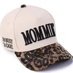 Kicks and Giggles SnapBack Hat | Mommin Beige/Cheetah