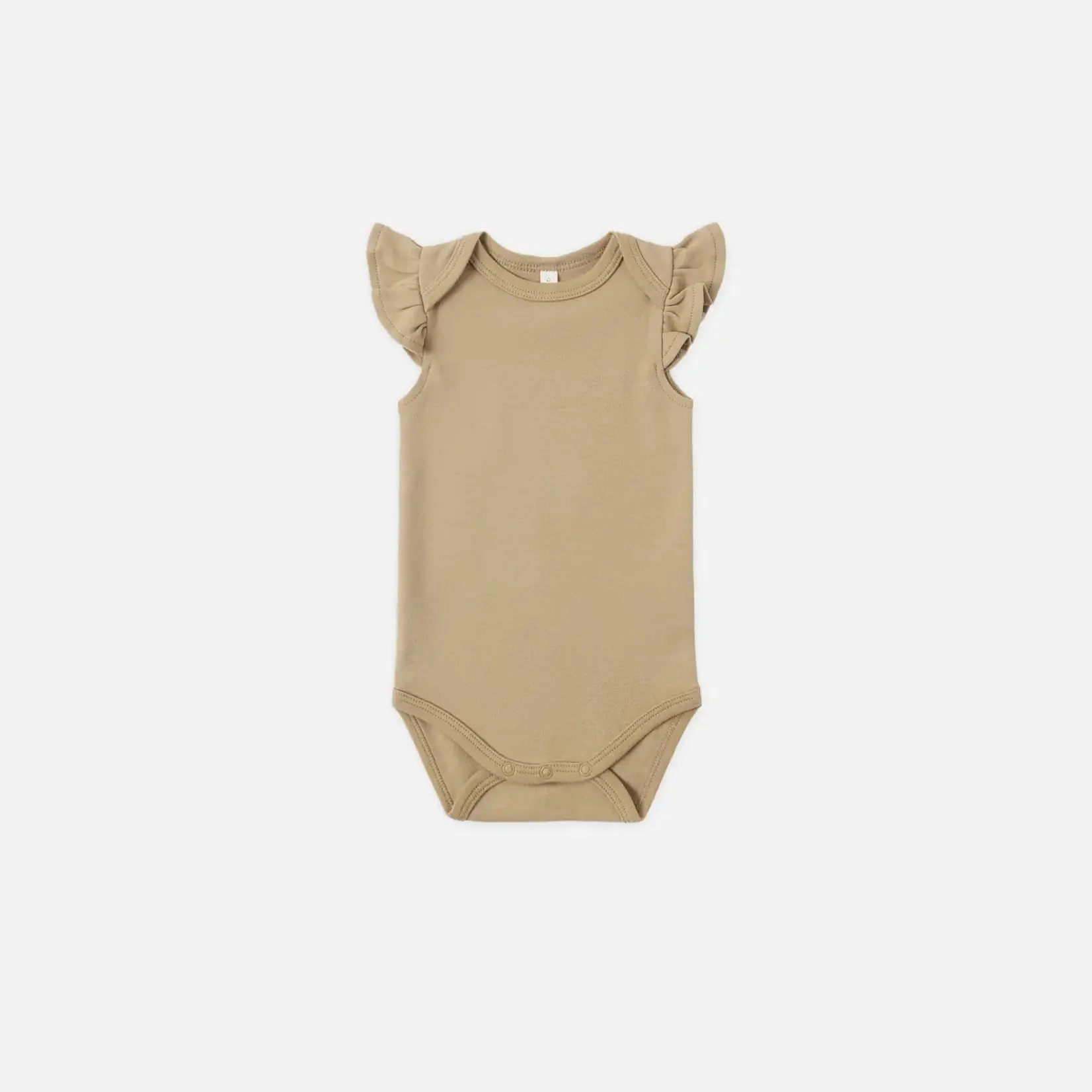 Quincy Mae Flutter Sleeve Bodysuit | Honey