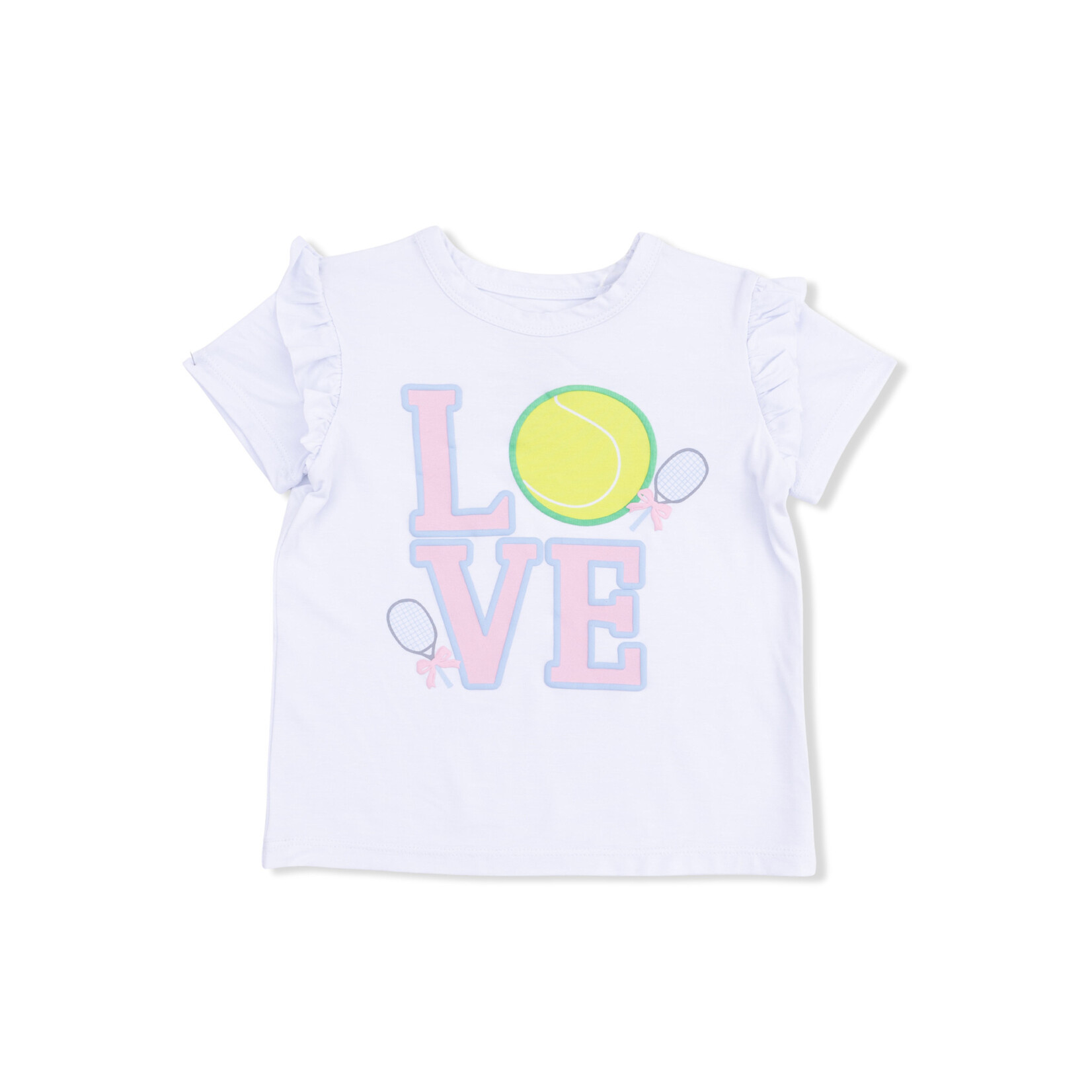 Angel Dear Ruffle Tee | LOVE Tennis