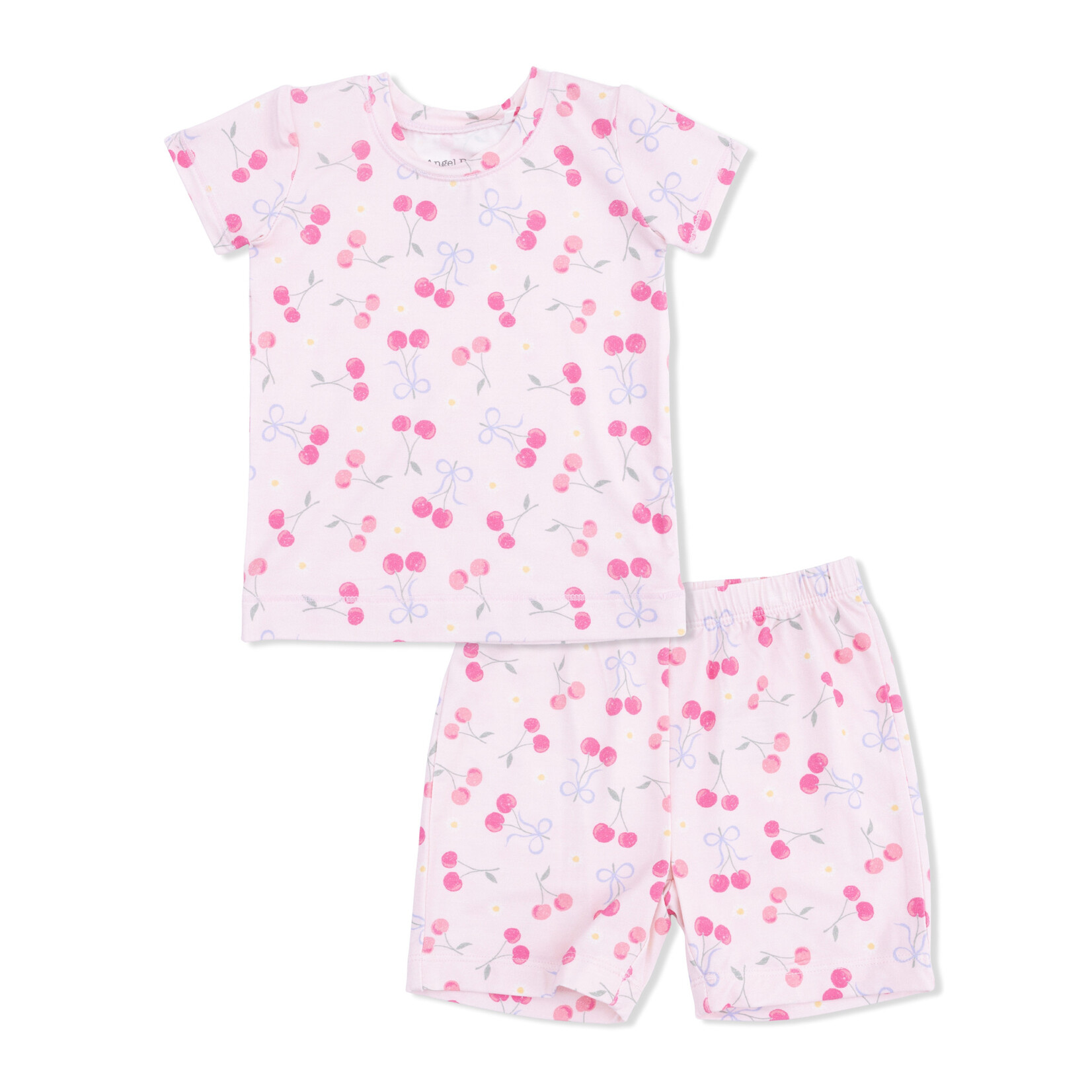 Angel Dear Loungewear Short Set | Bow Cherries
