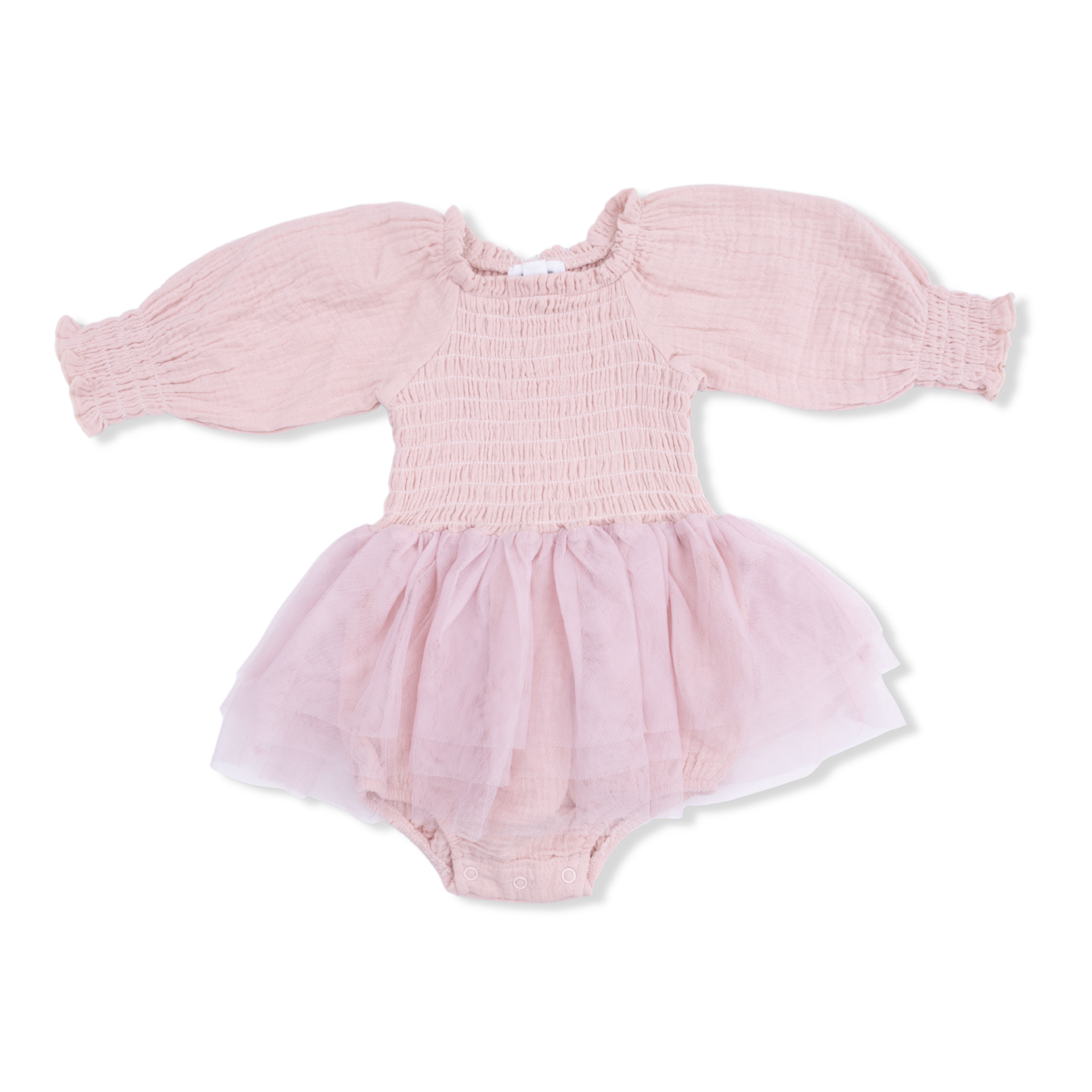 Angel Dear Smocked Tutu Bubble L/S | Lotus