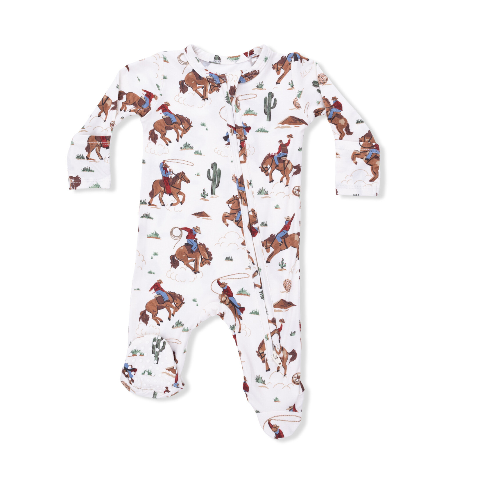 Angel Dear 2 Way Zipper Footie | Buckaroo Western