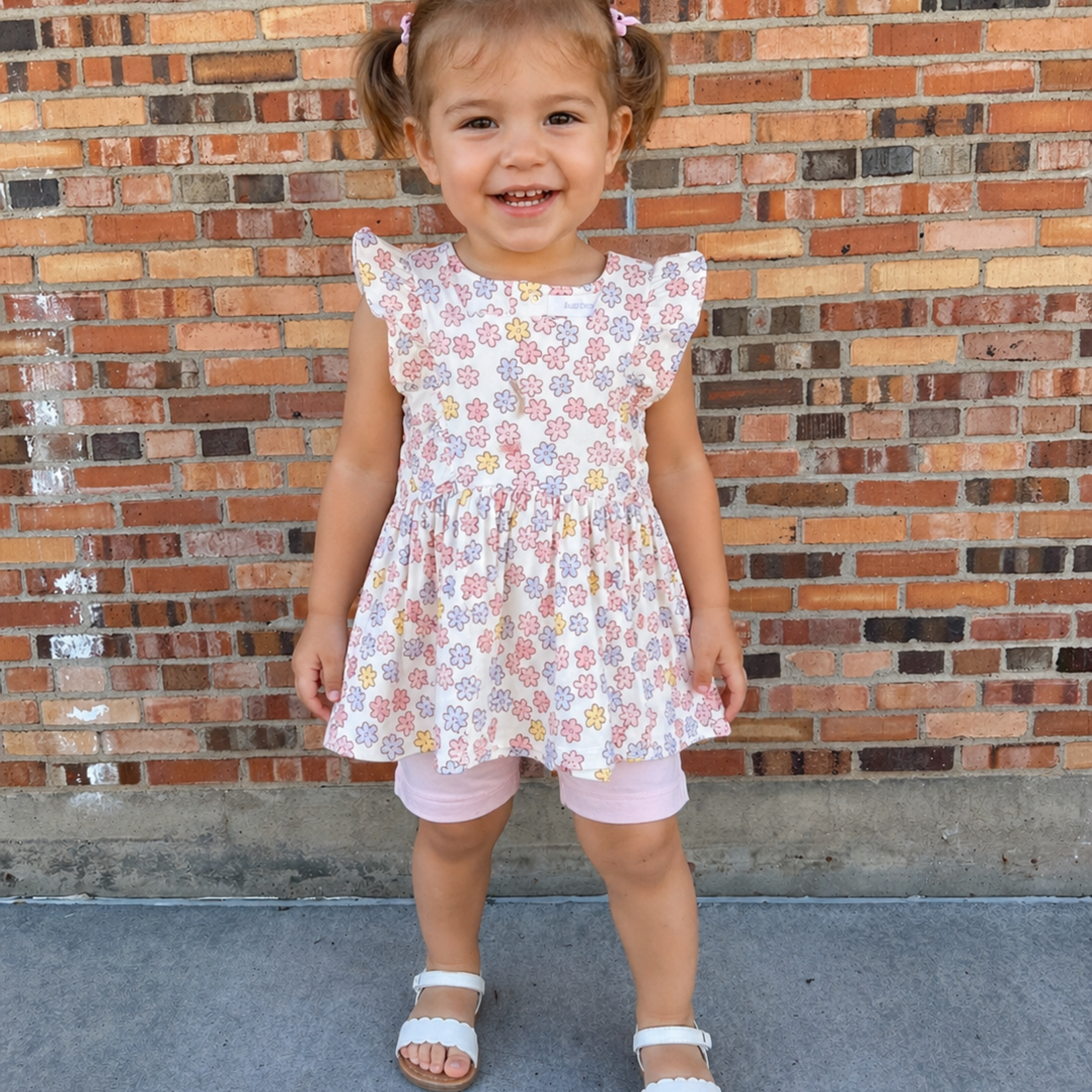 Angel Dear Ruffle Tank + Shorts Baby | Sarah Floral