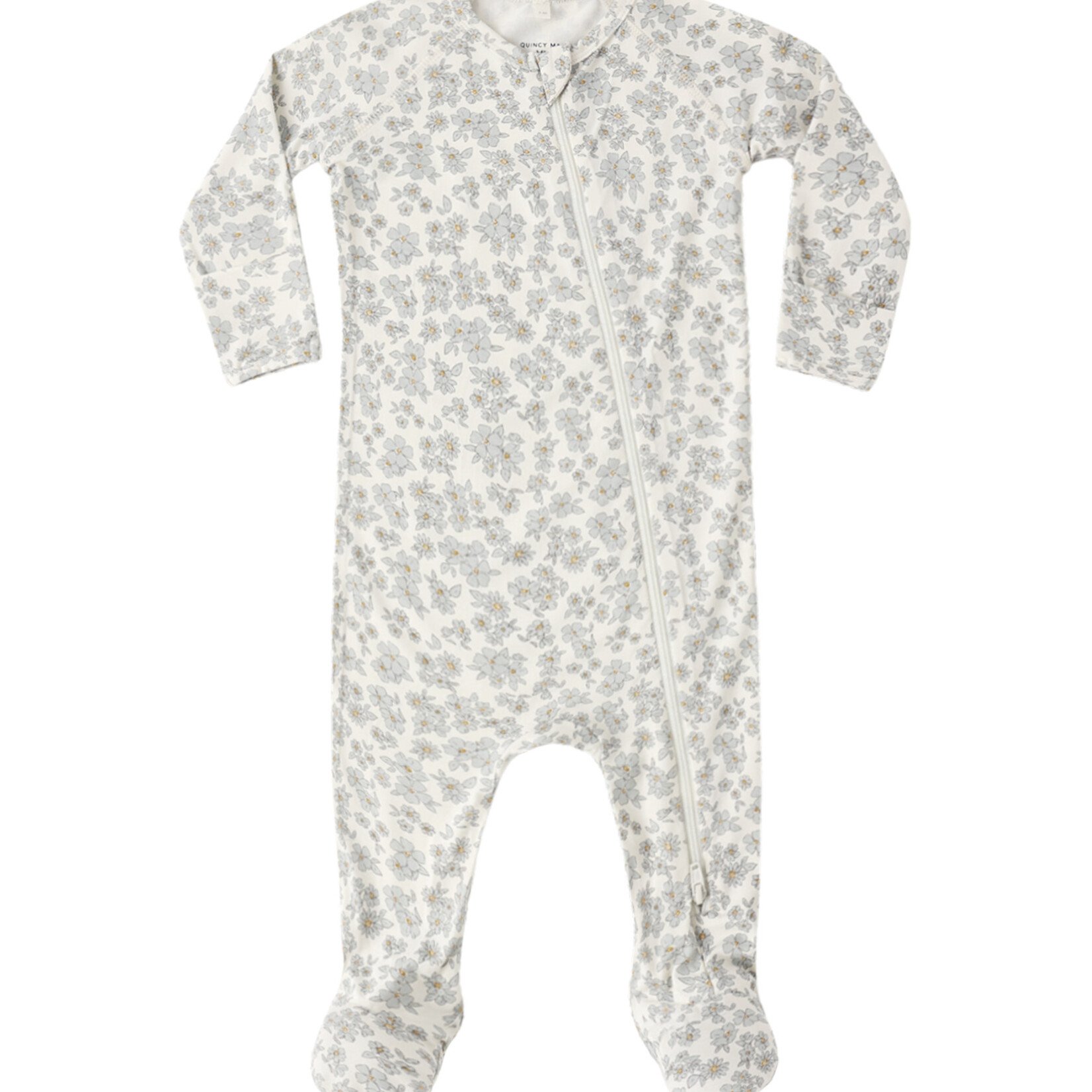 Quincy Mae Bamboo Zip Footie | Newborn