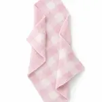 SpearmintLOVE Phufy Bliss Gingham Mini Blanket - Petal Pink
