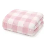 SpearmintLOVE Phufy Bliss Gingham Blanket - Petal Pink