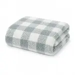 SpearmintLOVE Phufy Bliss Gingham Blanket - Soft Green