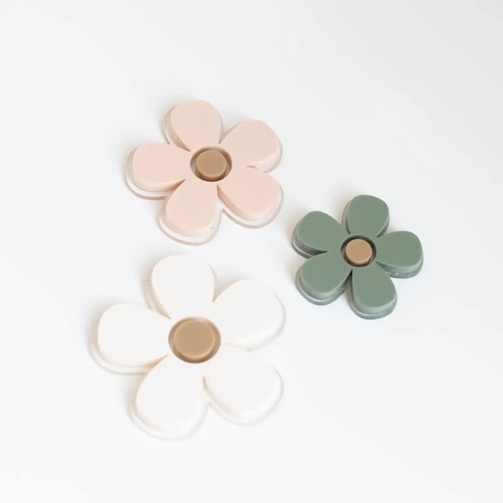 Macy Mae Dollhouse Designs Dollhouse Flowers Wall Decor  Ivory Blush Teal