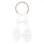 Lou Lou and Company Tulle Bow Headband | Medium White