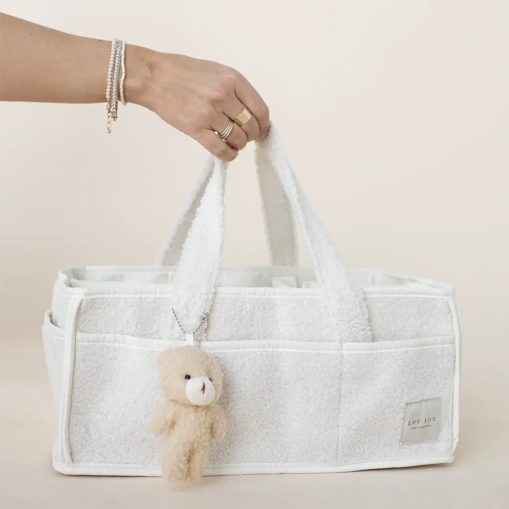 Lou Lou and Company Baby Caddy | Cream