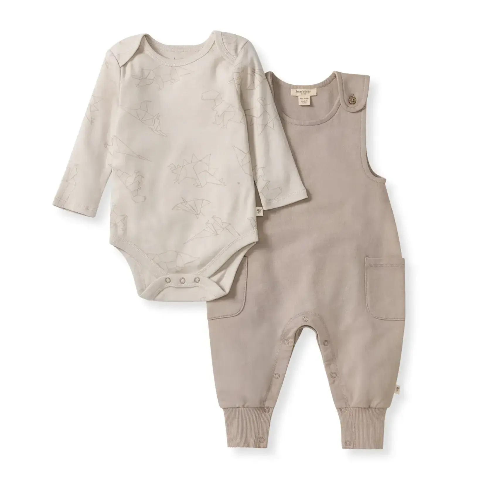 Burt's Bees Origami Dinos Baby Romper