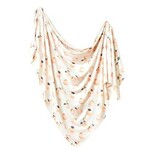 Copper Pearl Knit Swaddle Blanket - Caroline