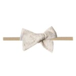 Copper Pearl Classic Nylon Bow - Oat
