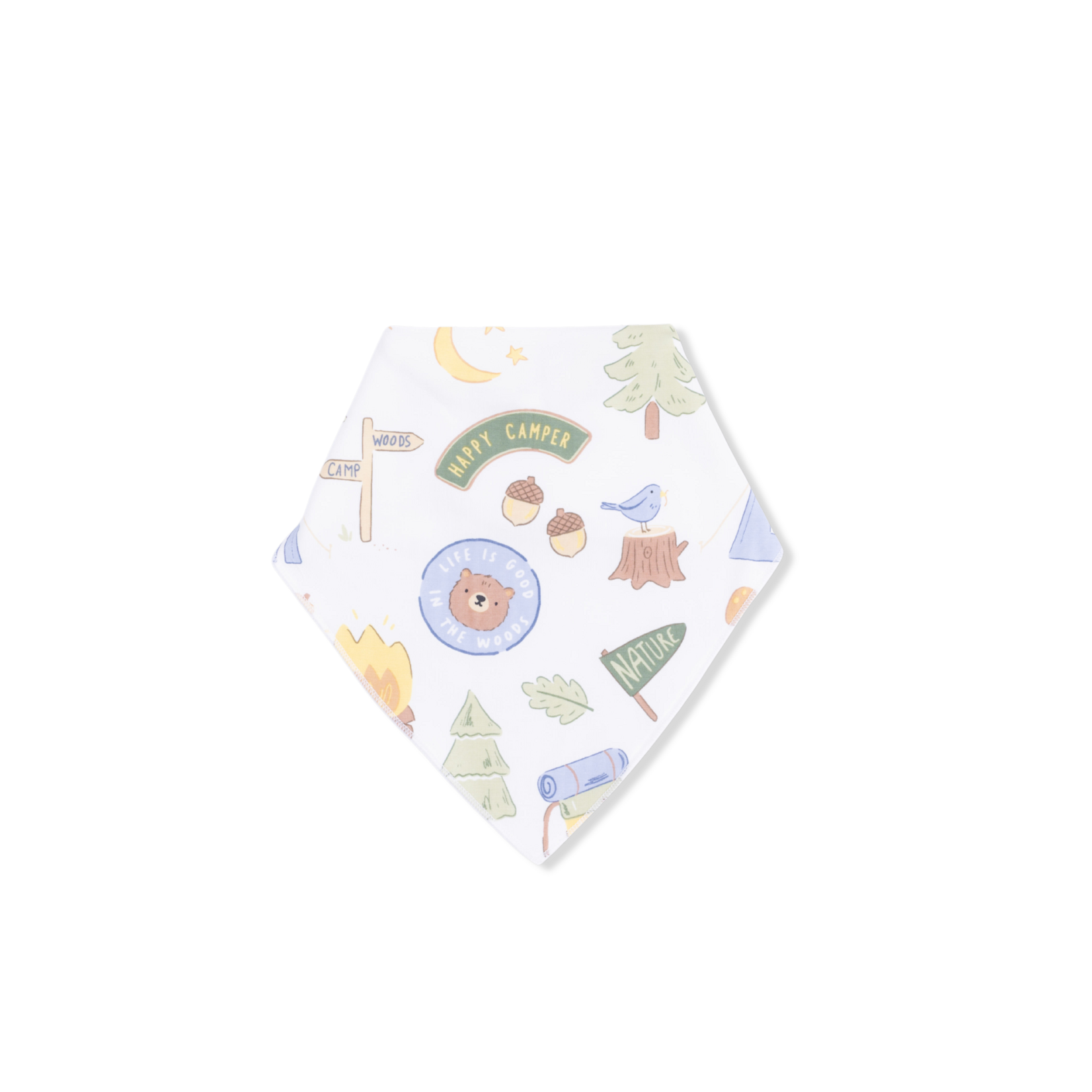 Angel Dear Bib | Camping Blue