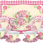 Kicks and Giggles Fancy Tin Tea Set