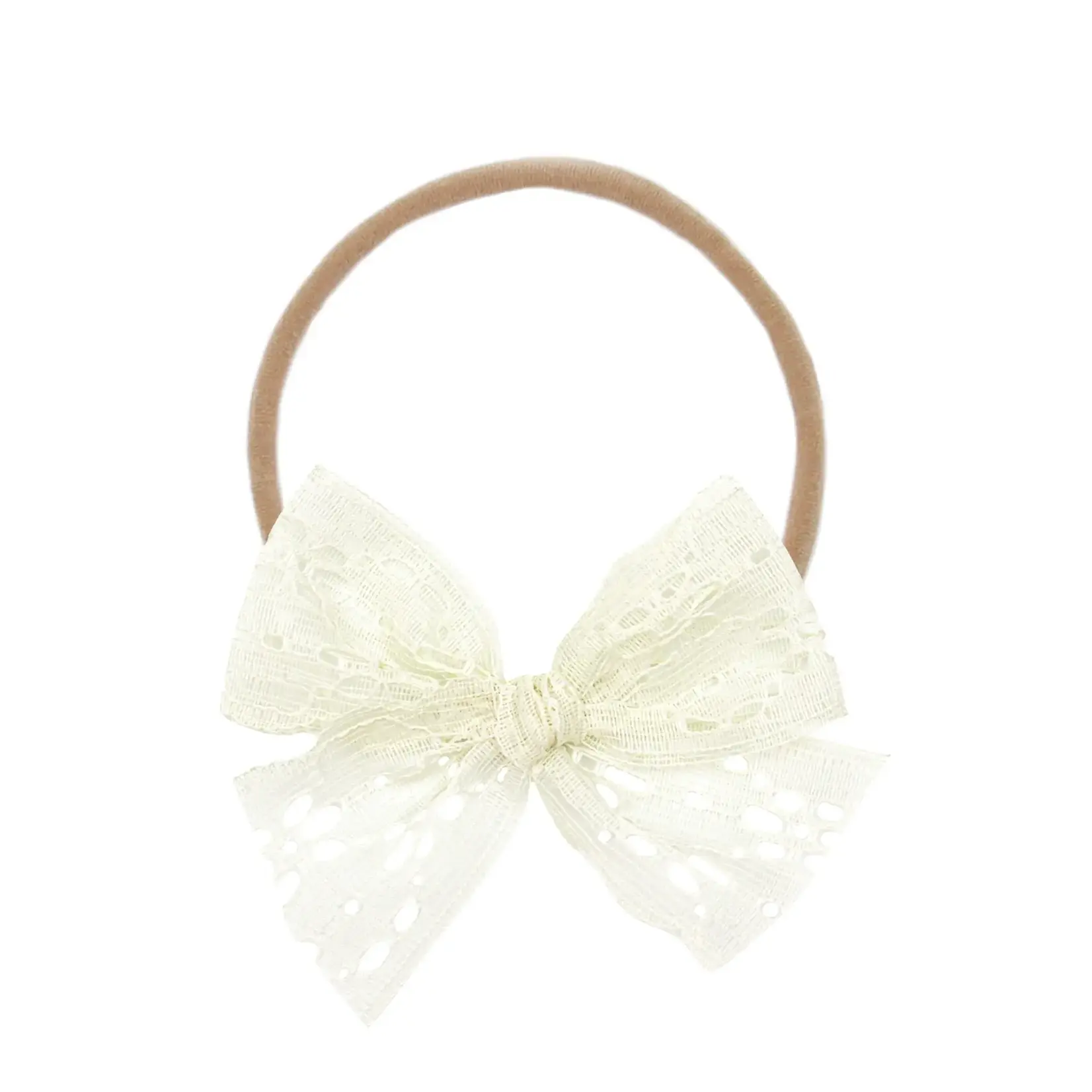 Lou Lou and Company Lace Bow Headband | Ivory Daisy