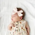Lou Lou and Company Satin Bow Headband - Large Blush