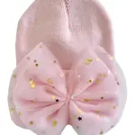 Baby's First Hat BFH | Petal Pink Star Tulle Bow