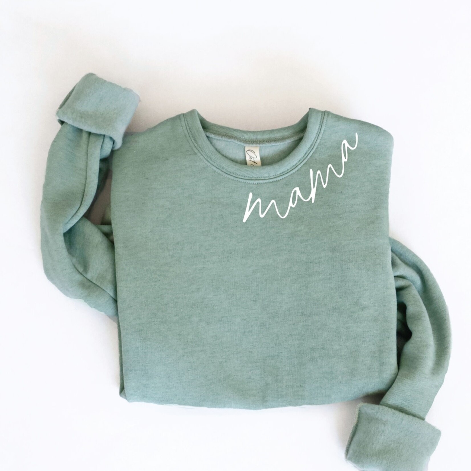 Oat Collective Sweatshirt | Mama Collar | Dark H. Sage