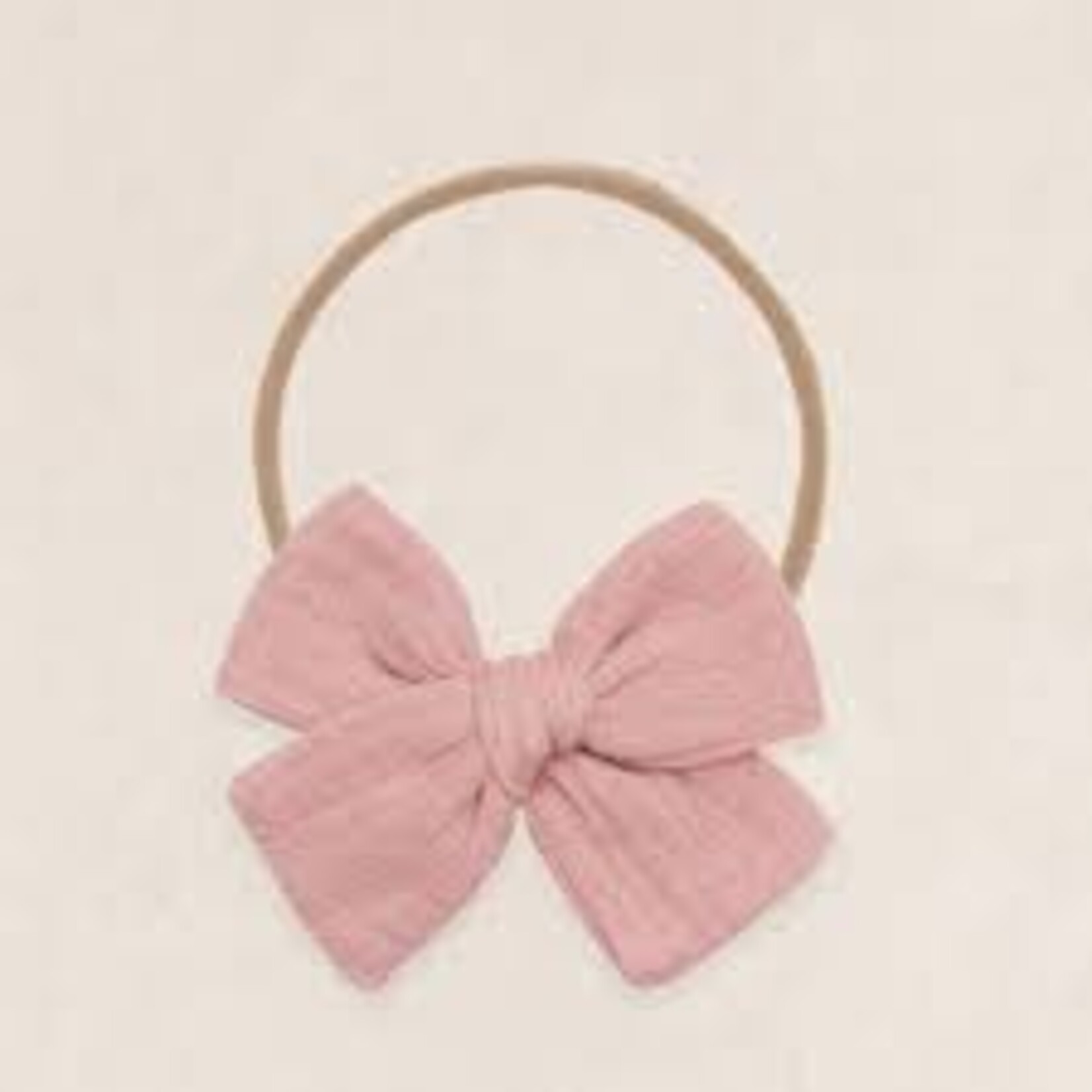 Lou Lou and Company Adventure Bow Headband | Mauve