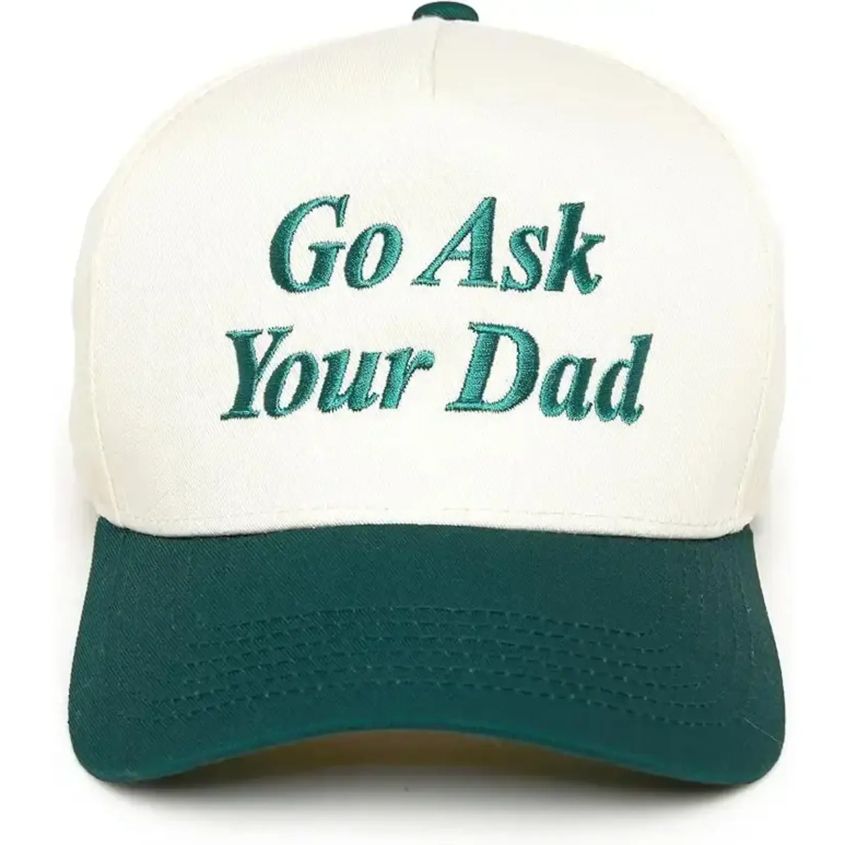 Kicks and Giggles SnapBack Hat | Go Ask Your Dad Green