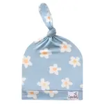 Copper Pearl Top Knot Hat 0-4M - Della