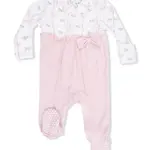 Angel Dear Bow Footie | Dainty Buds and Bows