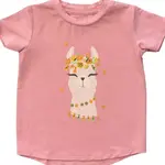 babysprouts clothing company Girls Tee | Llamas