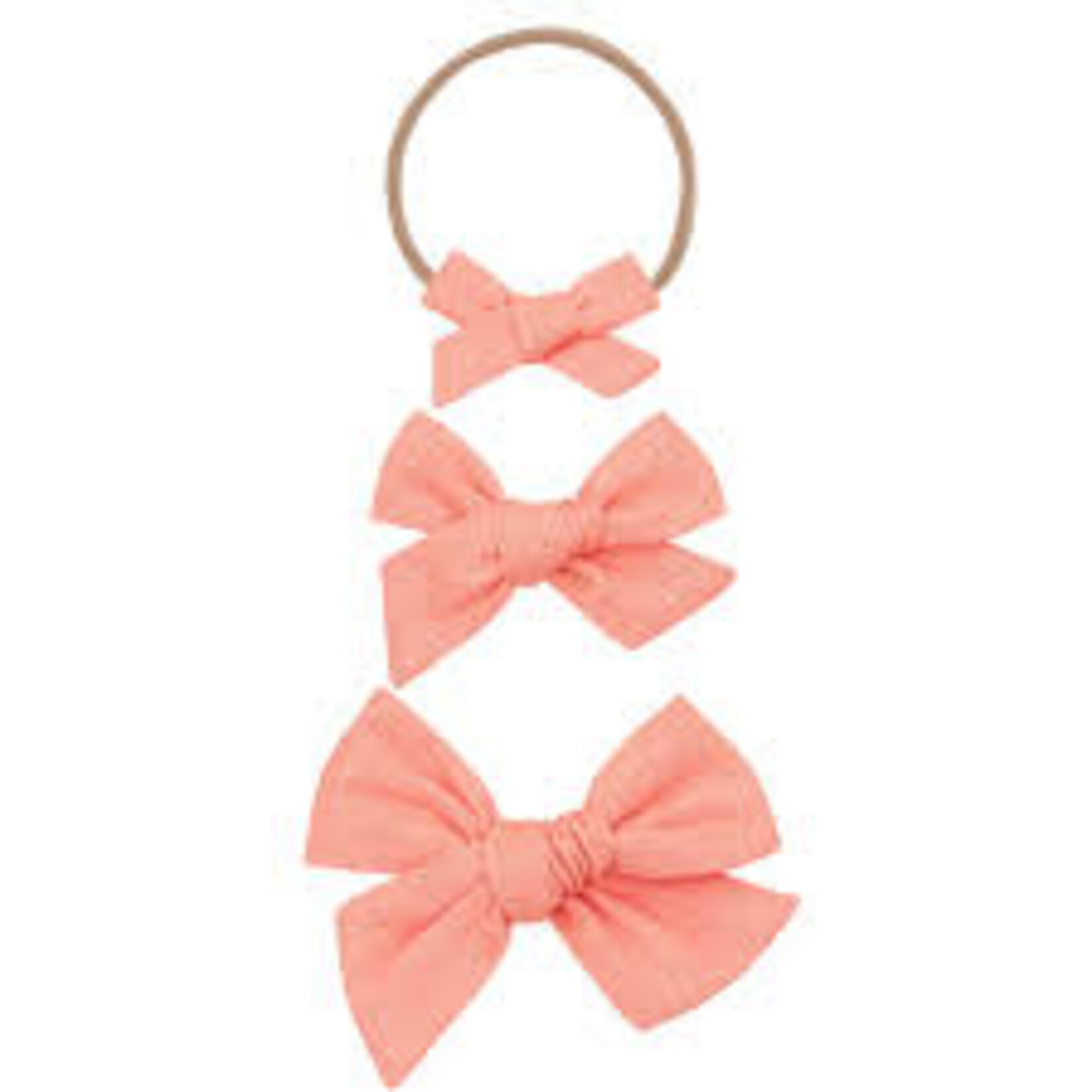 Lou Lou and Company Classic Bow Headband - Medium Mango