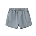 Quincy Mae Utility Short | Light Denim